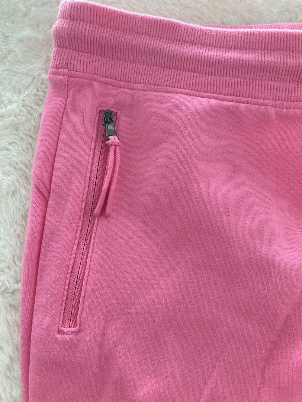 SALE! Old Navy Girls Pink Drawstring Jogger Sweatpants w/ Zip Pockets L 10-12